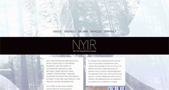 Desktop Screenshot of nyir.com