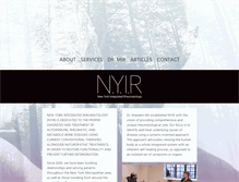 Tablet Screenshot of nyir.com